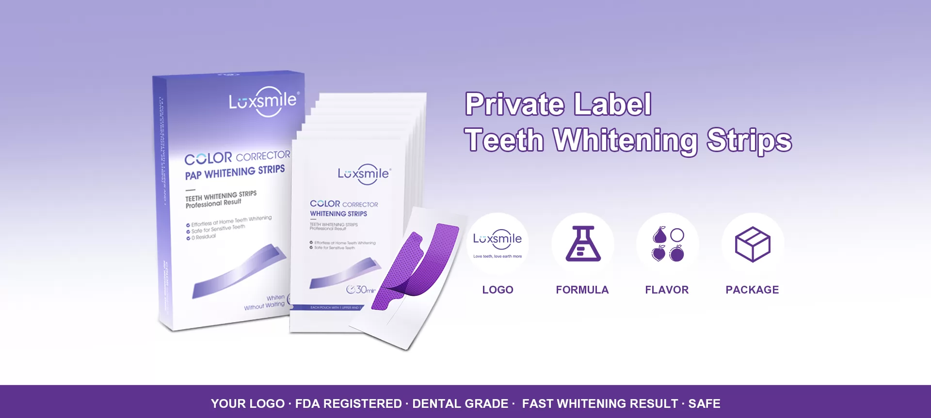 Teeth whitening strips OEM ODM private label. The latest tooth whitening strip technology, industry-leading technology!