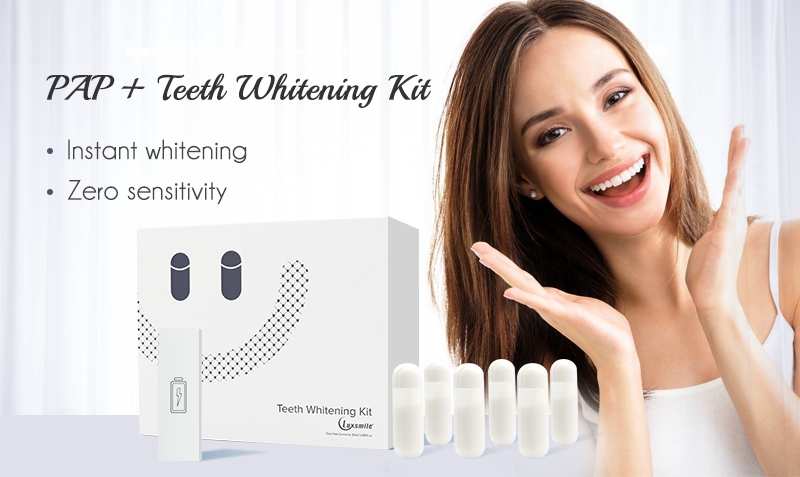 Teeth Whitening Pods Kits with Blue LED Light