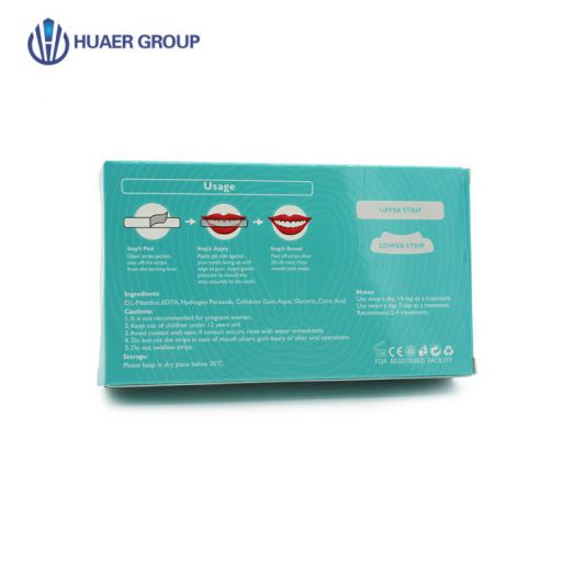 Private Label Peroxide Teeth Whitening Strips