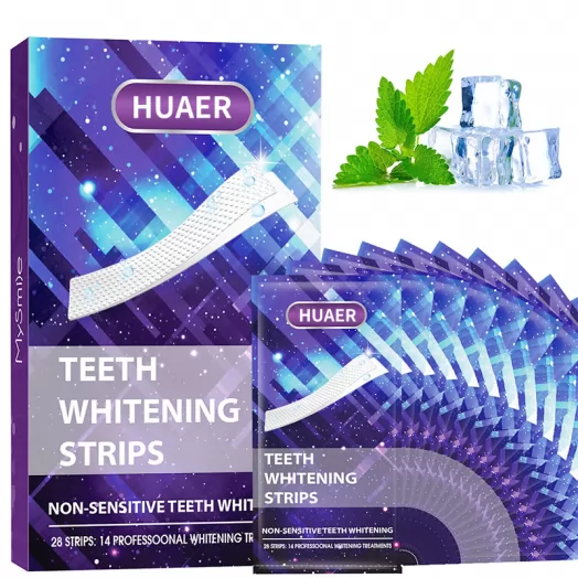 Mint Flavored 0 Sensitivity 6% Hydrogen Peroxide Strips