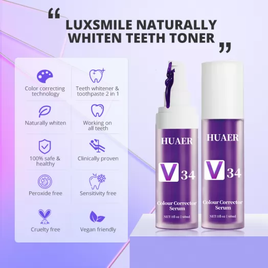 New Upgrades Purple Teeth Whitening Serum