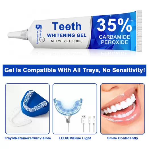 Large Capacity Whitening Gel Cost-Effective Home Teeth Whitening Kit